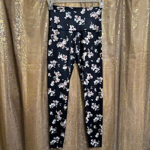 Beyond Yoga Navy Blue Olympus Impressionist High Waisted Leggings Medium